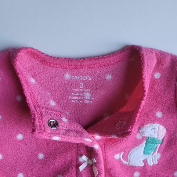 4/$20 Carter's Baby Girl Sleeper - Picture 2 of 4